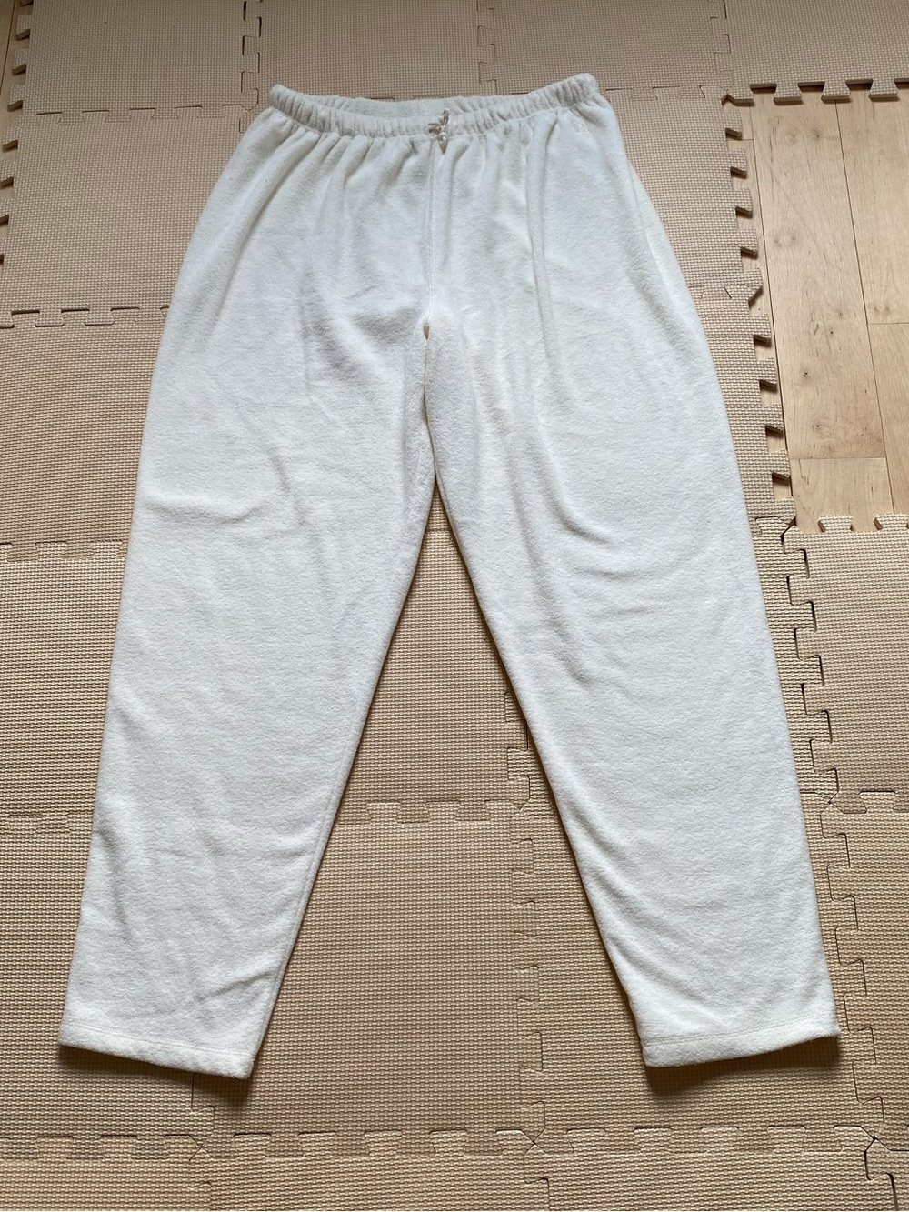 Russell Athletic Cream Fleece Pants Size XL